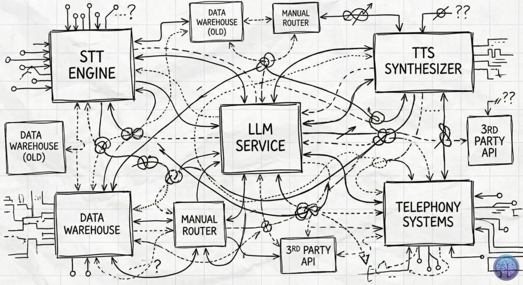 voice AI architecture complexity before VEXYL integration